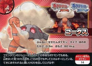 駿河屋 中古 ホウエン地方のポケモン14 コータス アニメ ゲーム