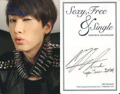 駿河屋 -<中古>SUPER JUNIOR/ウニョク(Eun-Hyuk)/衣装黒・裏面印刷