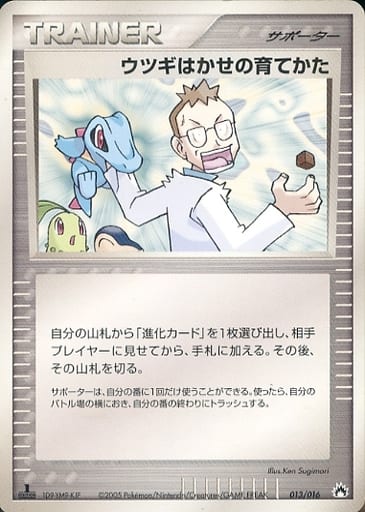 駿河屋 買取 013 016 ウツギはかせの育てかた ポケモンカードゲーム 駿河屋 買取 013 016 ウツギはかせの育てかた ポケモンカードゲーム