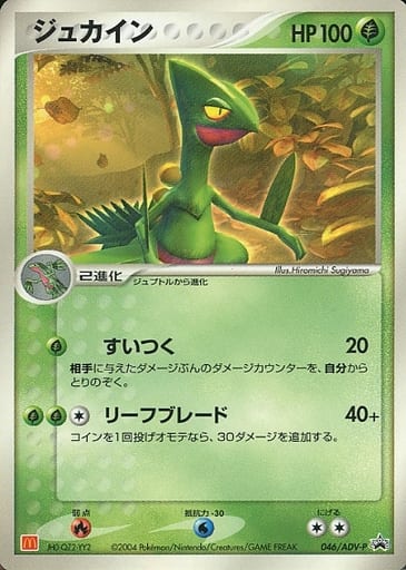 駿河屋 中古 046 Adv P P ジュカイン ポケモンカードゲーム