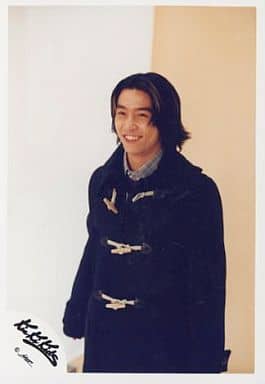 駿河屋 -<中古>KinKi Kids/堂本剛/黒コート/笑顔/公式生写真(男性生写真)