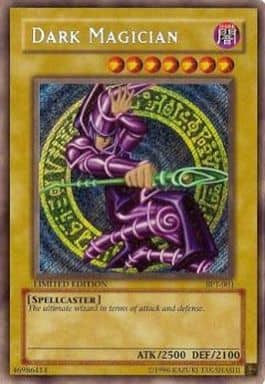 PSA8】ブラックマジシャン 遊戯王 BPT-001 斜めシークレット 英語-