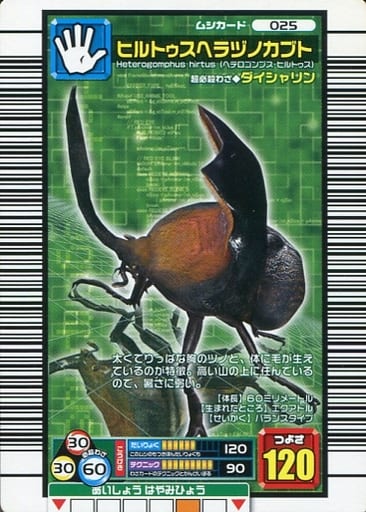 駿河屋 -<中古>025:ヒルトゥスヘラヅノカブト(ムシキング) 駿河屋 -<中古>025:ヒルトゥスヘラヅノカブト(ムシキング)