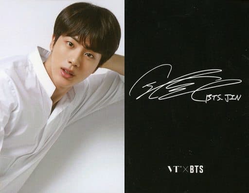 BTS JIN 直筆サイン「PUMA」 両面ポストカード