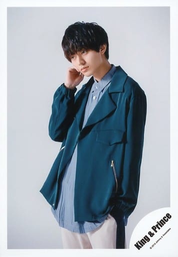 駿河屋 -<中古>King & Prince/永瀬廉/膝上・衣装緑・青・白・右手上げ