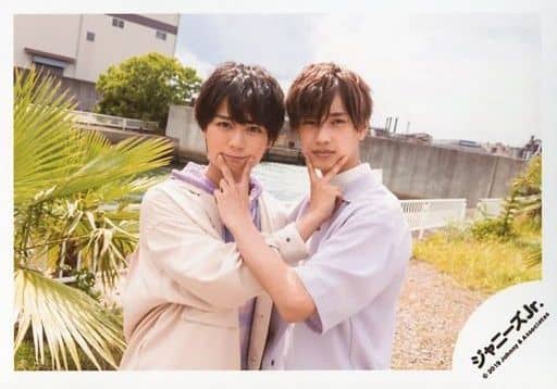 駿河屋 -<中古>なにわ男子/大西流星・高橋恭平/横型・上半身・衣装紫