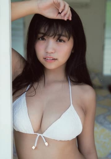 駿河屋 買取 大原優乃 バストアップ 水着白 右手上げ 大原優乃ファースト写真集 ゆうのだけ 特典生写真 女性生写真