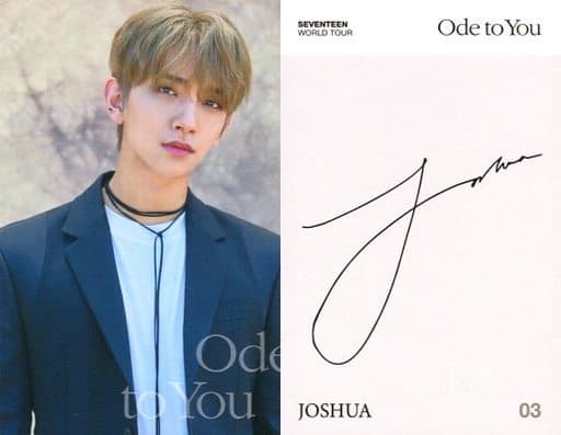 駿河屋 -<中古>003 ： SEVENTEEN/JOSHUA(ジョシュア)/「SEVENTEEN ...