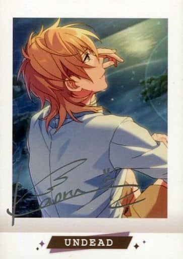 駿河屋 -<中古>13[レア]：羽風薫(銀箔押しサイン入り)（アニメ・ゲーム）