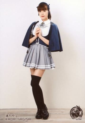 純情のアフィリア/渚カオリ/全身・衣装白紺グレー・制服・両手合わせ 純情のアフィリア/渚カオリ/全身・衣装白紺グレー・制服・両手合わせ
