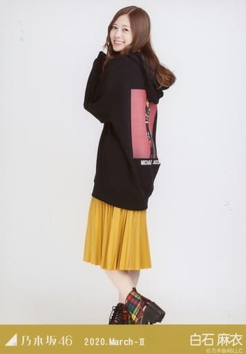 ▽新品】乃木坂46 白石麻衣 個別パーカー ブラック XL 46時間TV-
