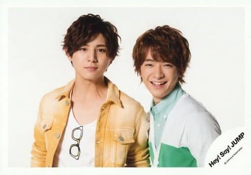 駿河屋 中古 Hey Say Jump 山田涼介 知念侑李 横型 バストアップ 衣装 黄オレンジ白緑 眼鏡デザイン 知念体左向き 笑顔 背景白 アルバム Smart Pv ジャケ写撮影オフショット 公式生写真 ジャニーズ 駿河屋 中古 Hey Say Jump 山田涼介 知念侑李 横型 バストアップ 衣装 黄オレンジ白緑 眼鏡デザイン 知念体左向き 笑顔 背景白 アルバム Smart Pv ジャケ写撮影オフショット 公式生写真 ジャニーズ