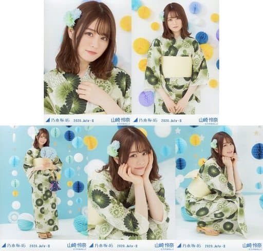 乃木坂46 変形ブラウス 山崎怜奈 生写真 直筆サイン入り