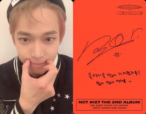 駿河屋 -<中古>NCT 127/ドヨン(DOYOUNG)/裏面赤・印刷サイン入り/CD 駿河屋 -<中古>NCT 127/ドヨン(DOYOUNG)/裏面赤・印刷サイン入り/CD