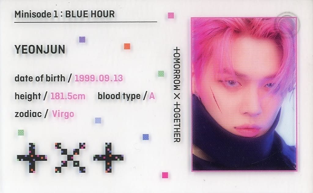 ♥️ ヨンジュン ♥️ TXT トレカ Blue Hour R ver.