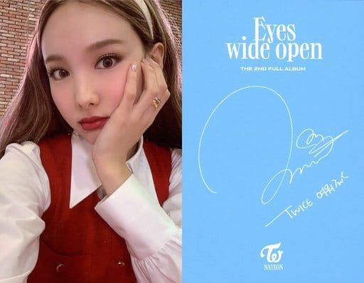 駿河屋 -<中古>TWICE/ナヨン/バストアップ・裏面印刷サイン入り/CD