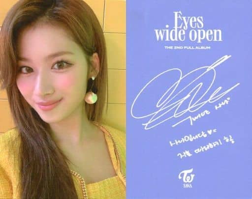 サナ Eyes wide open トレカ TWICE