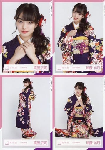 駿河屋 -<中古>◇遠藤光莉/櫻坂46ランダム生写真 <2021年振袖衣装> 4