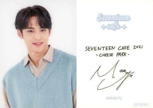 駿河屋 -<中古>SEVENTEEN/MINGYU(ミンギュ)/裏面印刷サイン入り ...