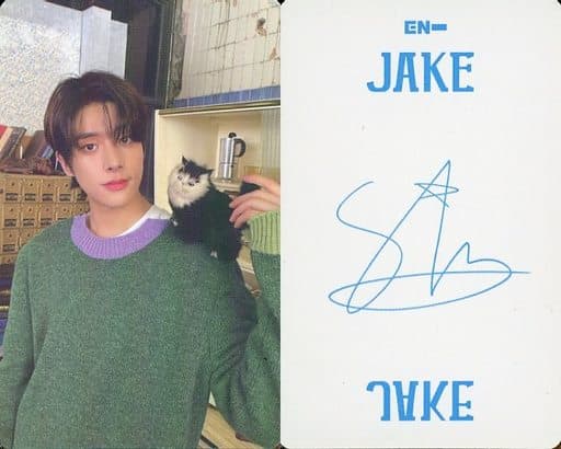 駿河屋 -<中古>[ホロ仕様]：ENHYPEN/ジェイク(JAKE)/裏面印刷サイン 