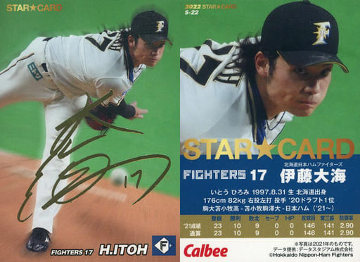 日本ハム 伊藤大海 カード - スポーツ選手 日本ハム 伊藤大海 カード - スポーツ選手