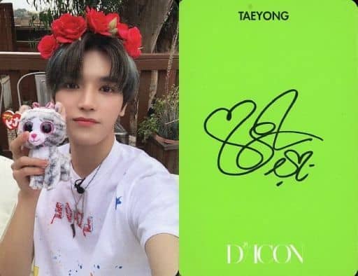 NCT テヨン 直筆サイン入りポストカード TAEYONG