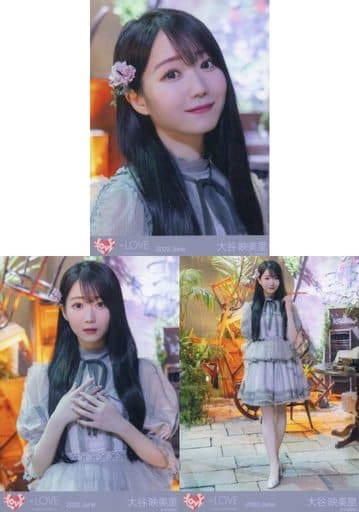 ブラウン×ピンク イコラブ 大谷映美里 うなじ 生写真 お渡し会 抽選