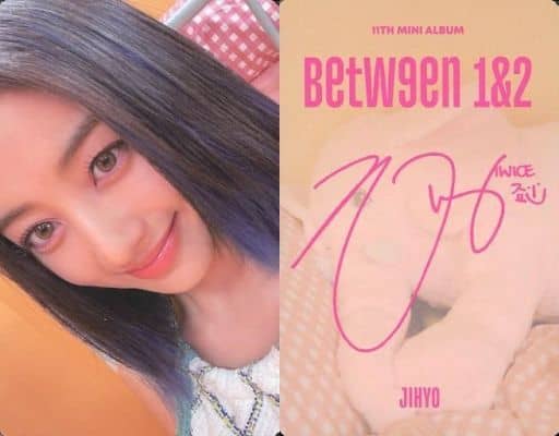 駿河屋 -<中古>TWICE/ジヒョ/裏面ベージュ・印刷サイン入り/CD「11TH ...