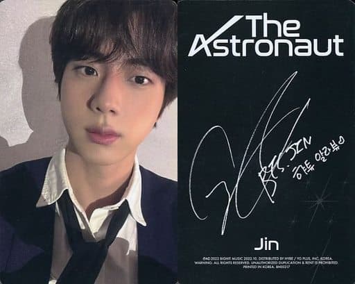 BTS JIN ジン The Astronaut  フォトカ トレカ