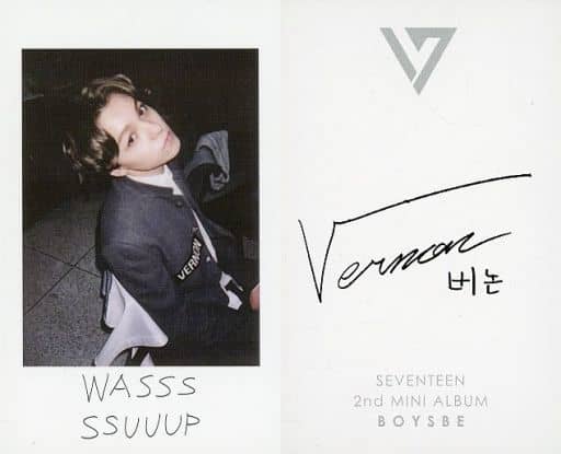 駿河屋 -<中古>SEVENTEEN/VERNON(バーノン)/裏面印刷サイン入り/2nd 