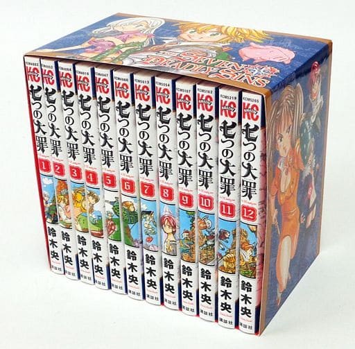 駿河屋 -<中古>箱付)七つの大罪 1～12巻セット アニメイト限定収納BOX ...