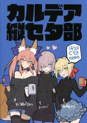 駿河屋 買取 Fate 冊子単品 カルデア縦セタ部 Wadamemo パロディ系