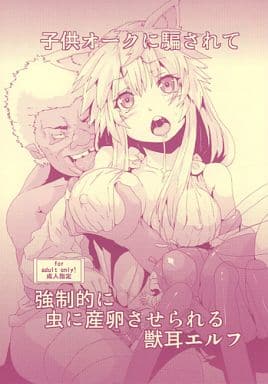 オリジナル 子供オークに騙されて 強制的に虫に産卵させられる獣耳エルフ / サーチライト