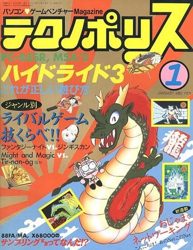 テクノポリス 1988年1月号