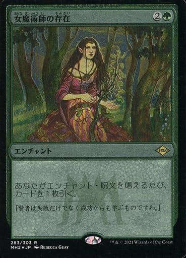 駿河屋 -<中古>283/303[R]：【FOIL】女魔術師の存在(エッチング仕様