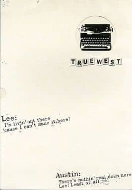 駿河屋 -<中古><<パンフレット(舞台)>> パンフ)TRUE WEST(舞台) 駿河屋 -<中古><<パンフレット(舞台)>> パンフ)TRUE WEST(舞台)
