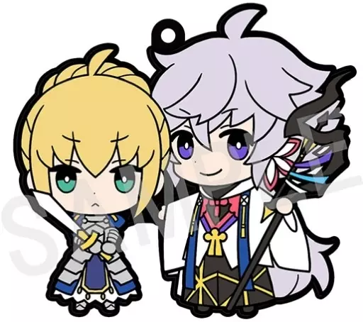 セイバー/アルトリア・ペンドラゴン＆キャスター/マーリン 「Fate/Grand Order ラバーマスコット バディコレ Vol.2」