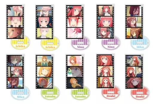 全10種セット 「五等分の花嫁∬ 名シーンアクリルスタンドキーホルダー」
