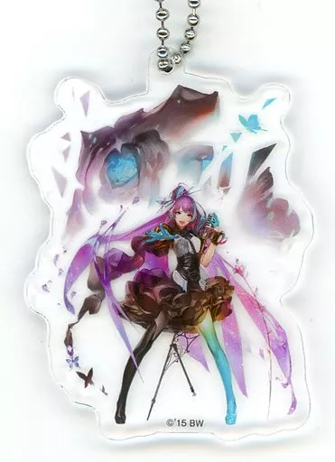 美雲・ギンヌメール(背景花) アクリルキーホルダー 「SANKYO presents マクロスΔ 戦術音楽ユニット ワルキューレ 2nd LIVE in 横浜アリーナ ワルキューレがとまらない」