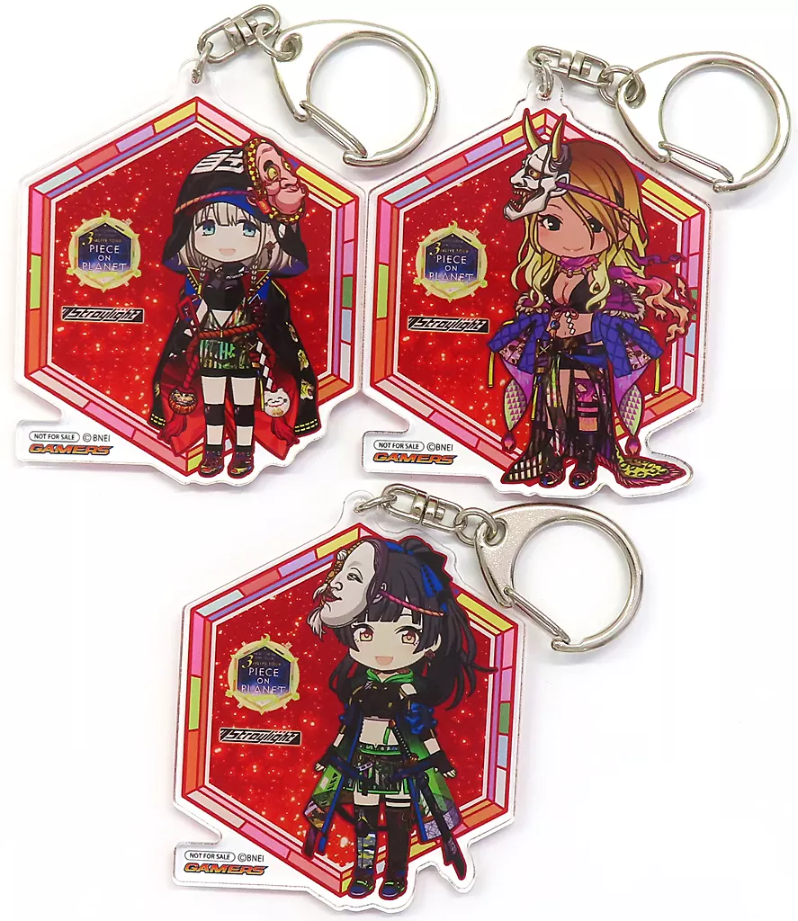 ストレイライト アクリルキーホルダーセット 「Blu-ray THE IDOLM＠STER SHINY COLORS 3rdLIVE TOUR PIECE ON PLANET FUKUOKA」 ゲーマーズ購入特典