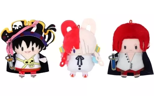 モンキー・D・ルフィ＆ウタ＆シャンクス フィンガーマスコット・PUPPELA(パペラ)セット 「ワンピース FILM RED」