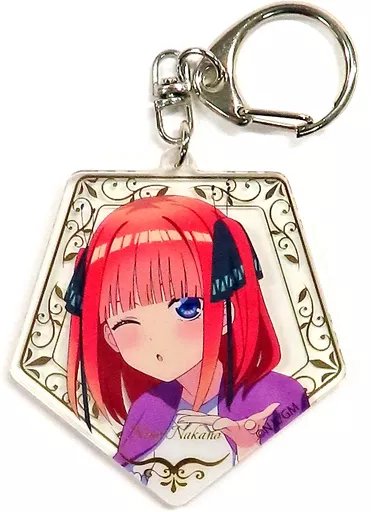 中野二乃 箔押しアクリル 「くじメイト 五等分の花嫁 おやすみシリーズ」 B-2賞
