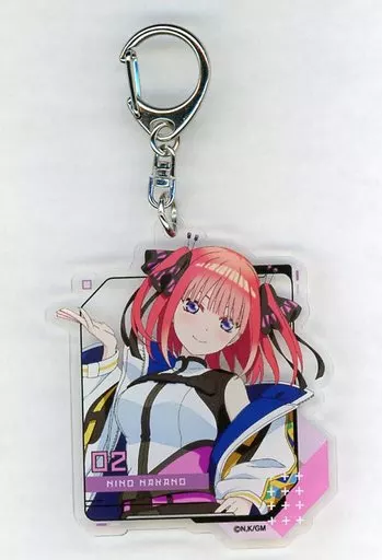 中野二乃(数字なし) アクリル cyber style 「映画 五等分の花嫁 キャラポップストア ミニゲーム 五つ子たちのタイムトライアル」 B賞