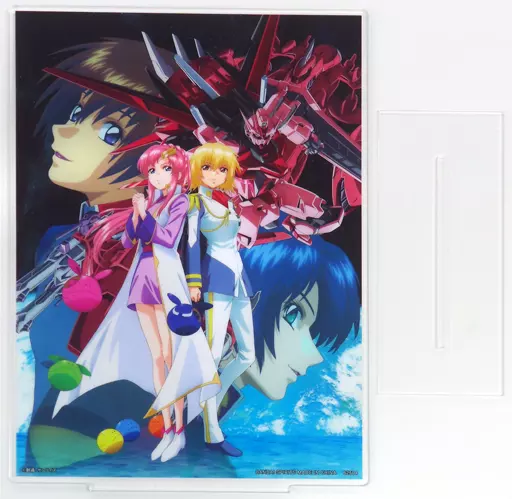 ラクス・クライン＆カガリ・ユラ・アスハ 描きおろしビジュアルスタンド 「一番くじ 機動戦士ガンダムSEED」 C賞