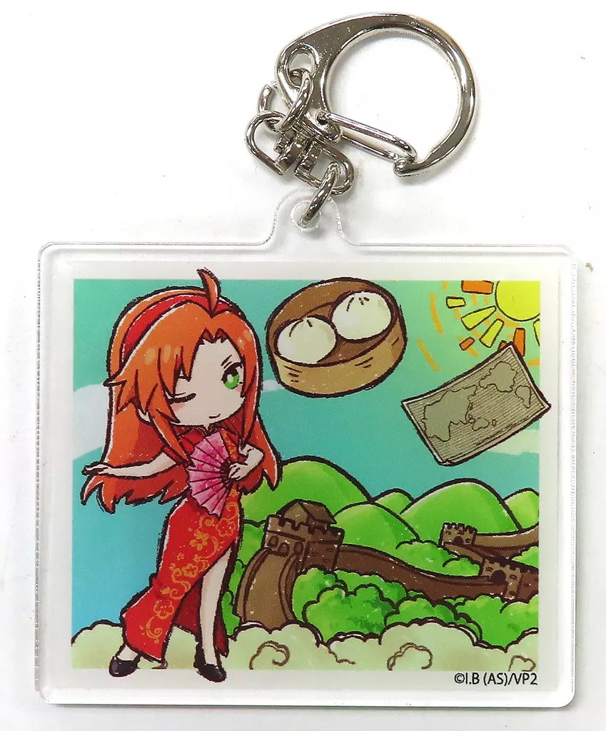 ヒナイチ 「吸血鬼すぐ死ぬ2 POP UP SHOP ～夏の旅行!～ アクリル 06/世界旅行Ver. グラフアートイラスト」