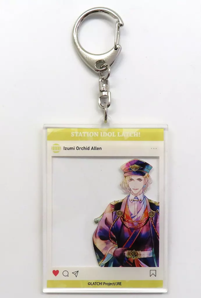 和泉オーキッド亜恋 「STATION IDOL LATCH! POP-UP SHOP エキメン総選挙 出張購買所 SNS風アクリル PALE TONE series B」