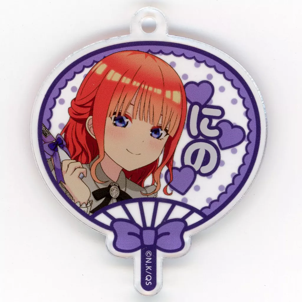 中野二乃 「五等分の花嫁∽ トレーディングうちわ型アクリル」