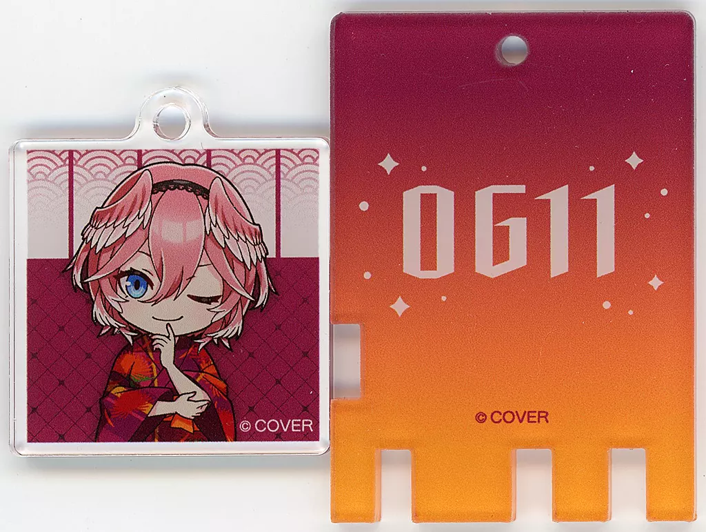 鷹嶺ルイ(ミニキャラver.) 「バーチャルYouTuber ホロライブ×極楽湯・RAKU SPAコラボ第四弾 フロライフ トレーディング銭湯錠風」