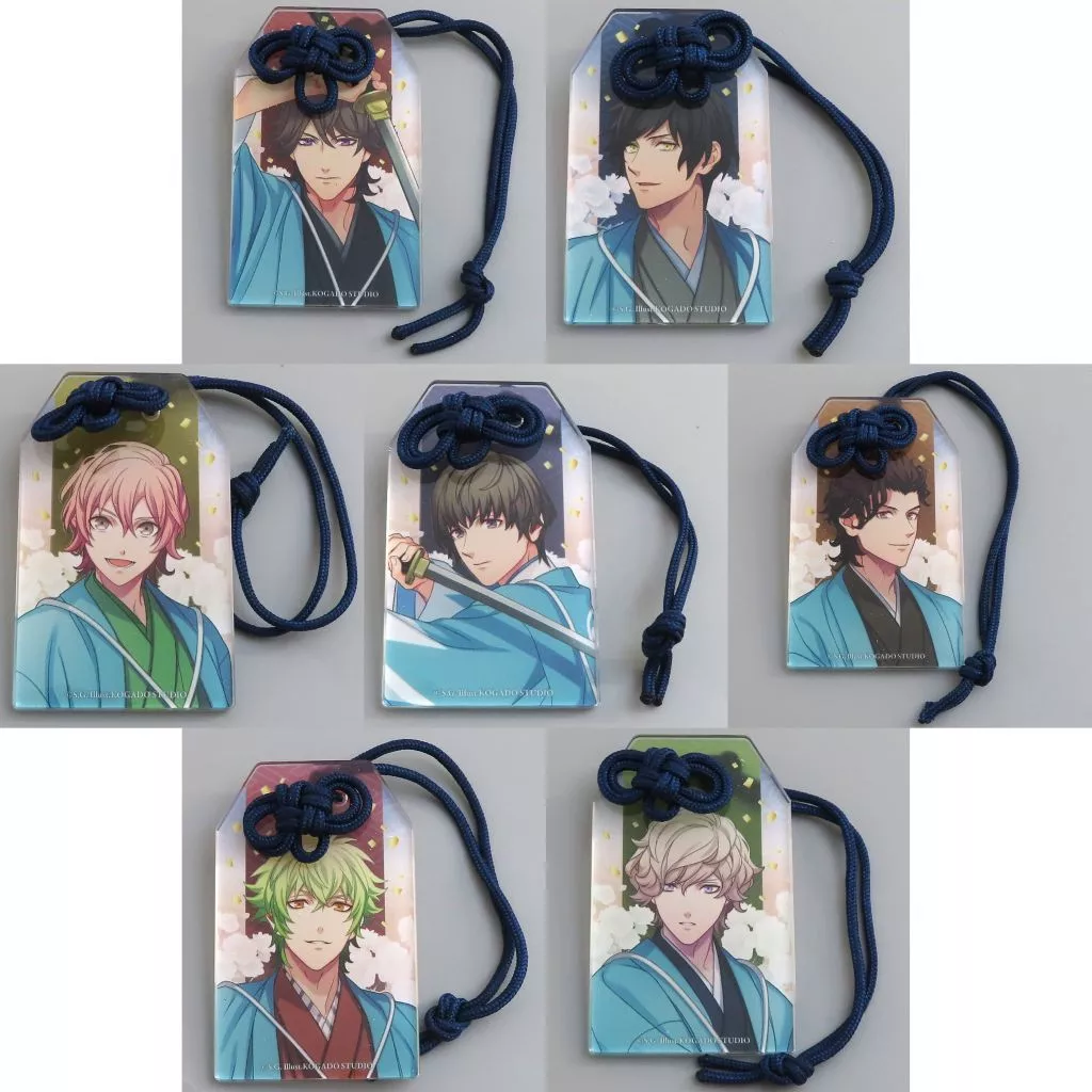 全7種セット 「うたの☆プリンスさまっ♪ HE★VENS GARDEN in アニメイト新宿 トレーディングお守り風アクリルチャーム 新選組～新月の在り処～Ver.」