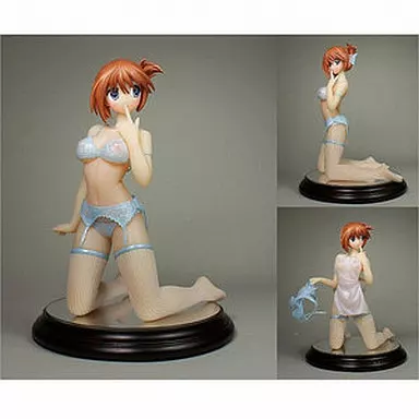 小牧愛佳 下着&エプロンVer. Pastel Blue 「ToHeart2」 1/6 ポリストーン製塗装済み完成品